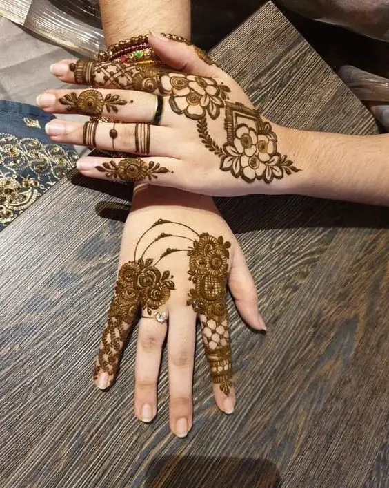 Finger Mehndi Design