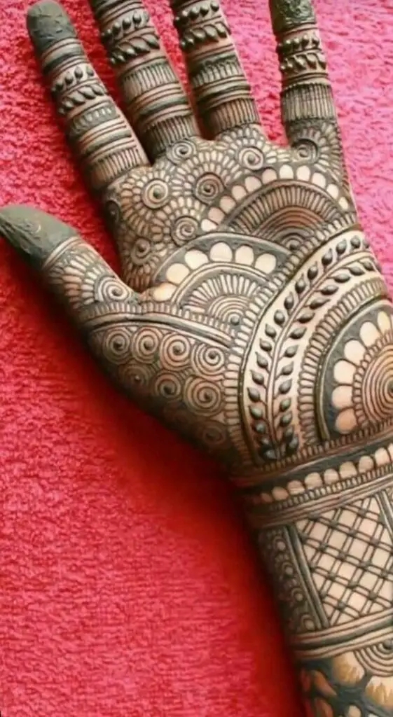 traditional karwa chauth mehndi designs