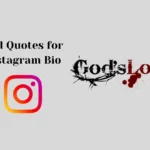 God Quotes for Instagram Bio