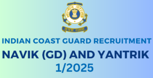 Indian Coast Guard Bharti