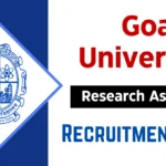 Goa University Research Assistant Recruitment 2025