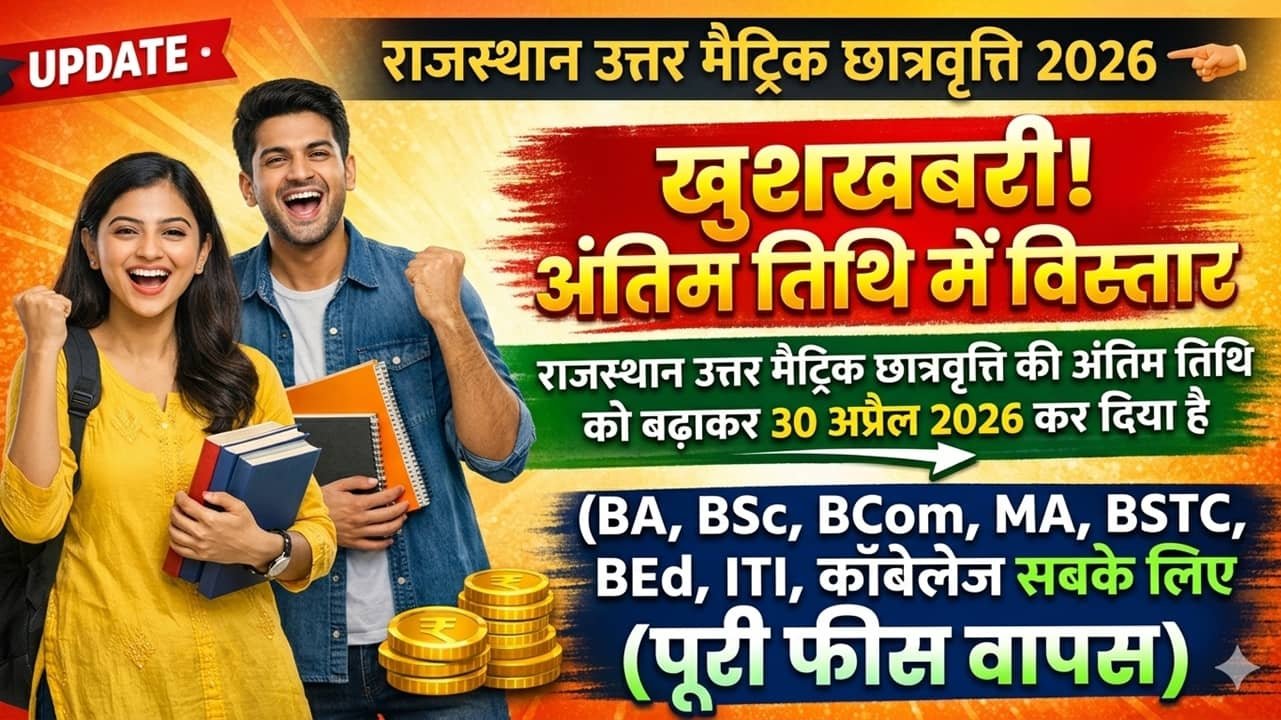Rajasthan Uttar Matric Scholarship 2026