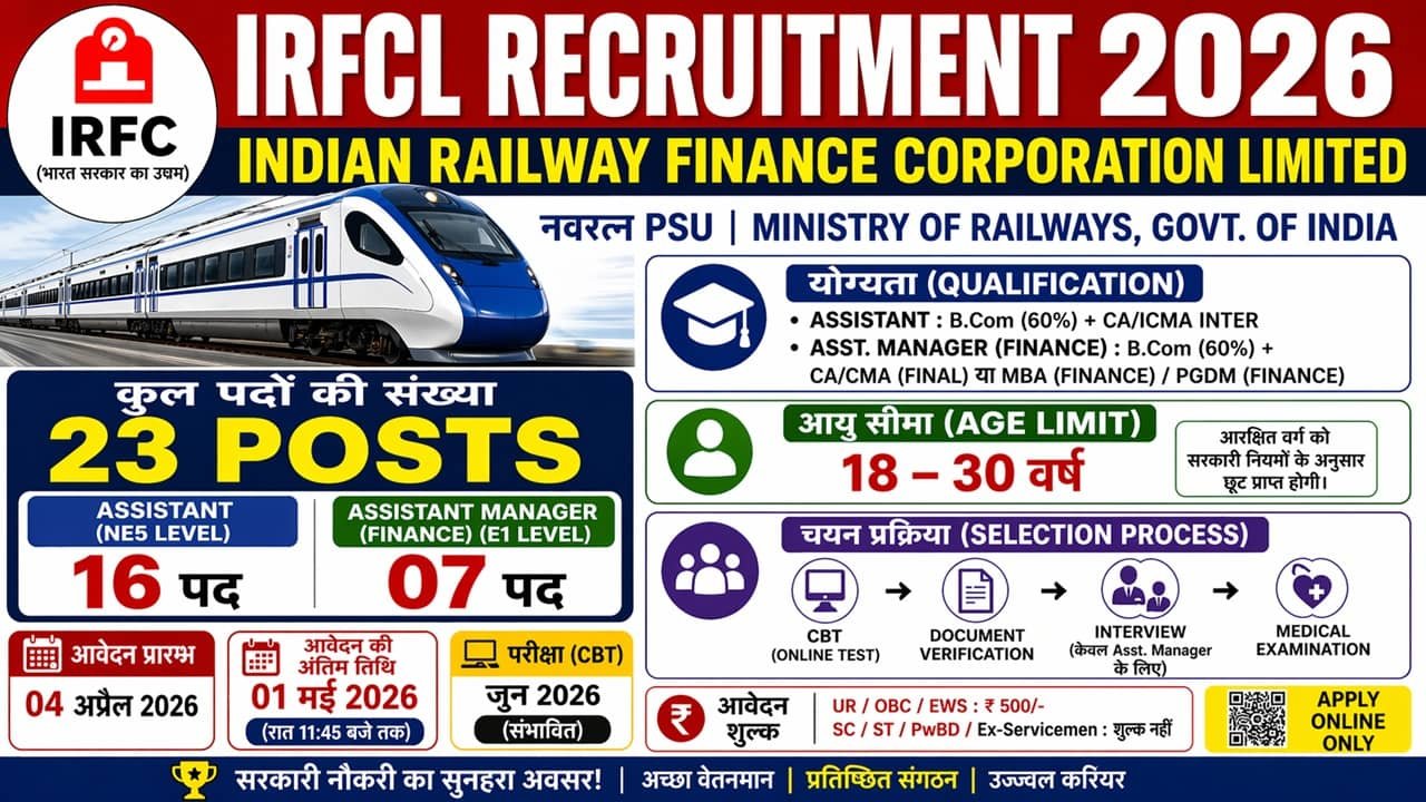 IRFCL Recruitment 2026
