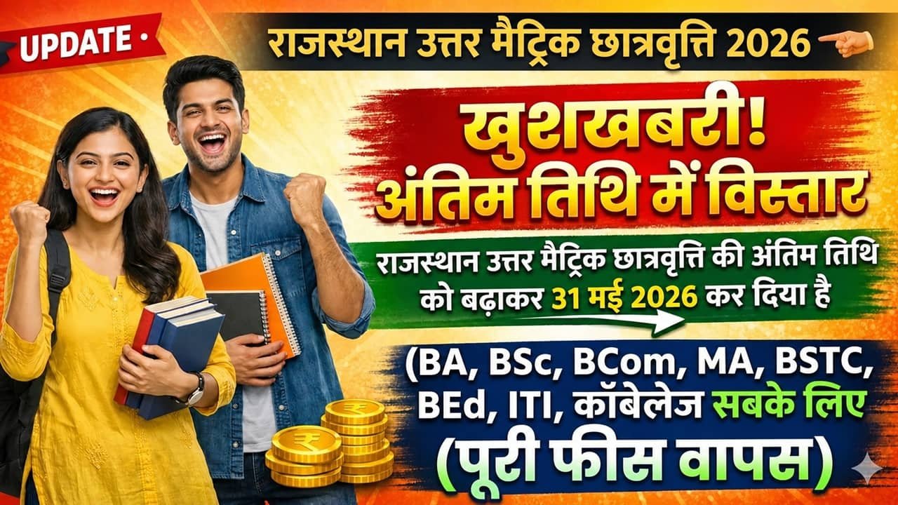 Rajasthan Uttar Matric Scholarship 2026