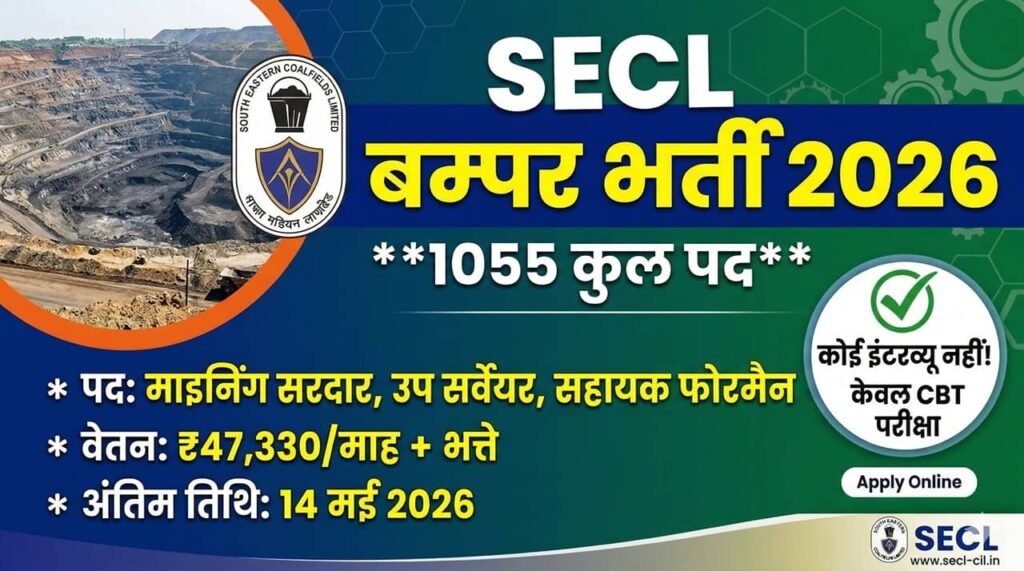 SECL Recruitment 2026