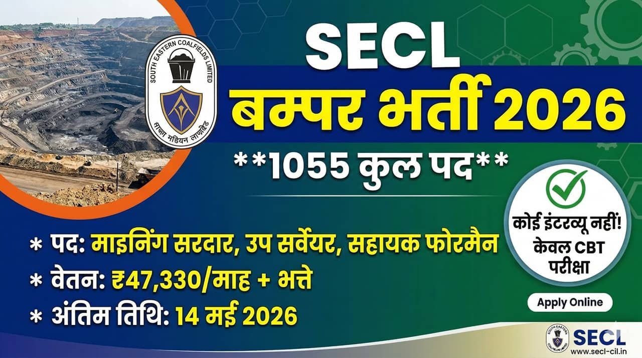 SECL Recruitment 2026