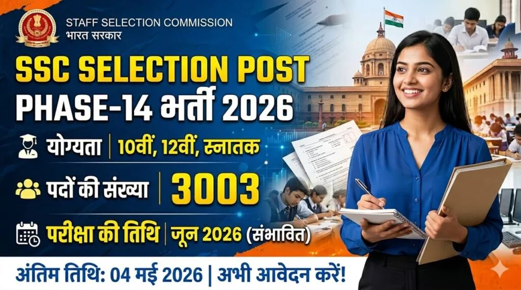 SSC Selection Post Phase-14 Recruitment 2026