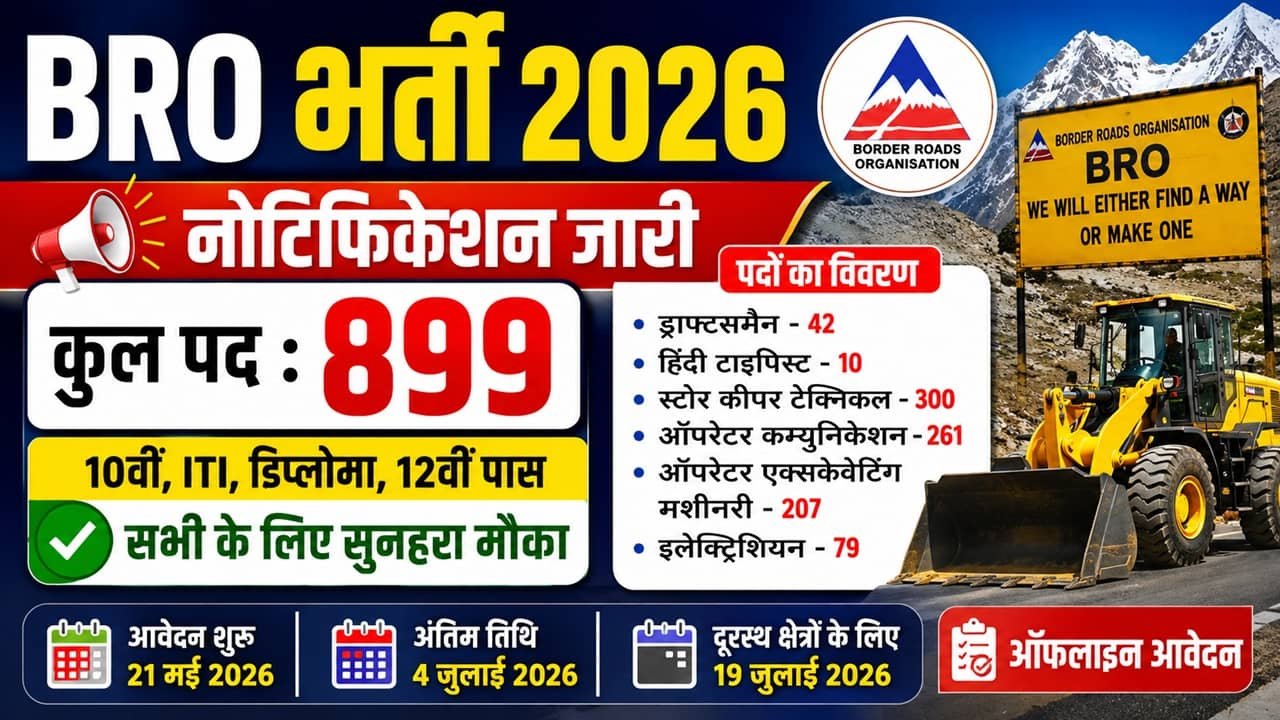 BRO Recruitment 2026