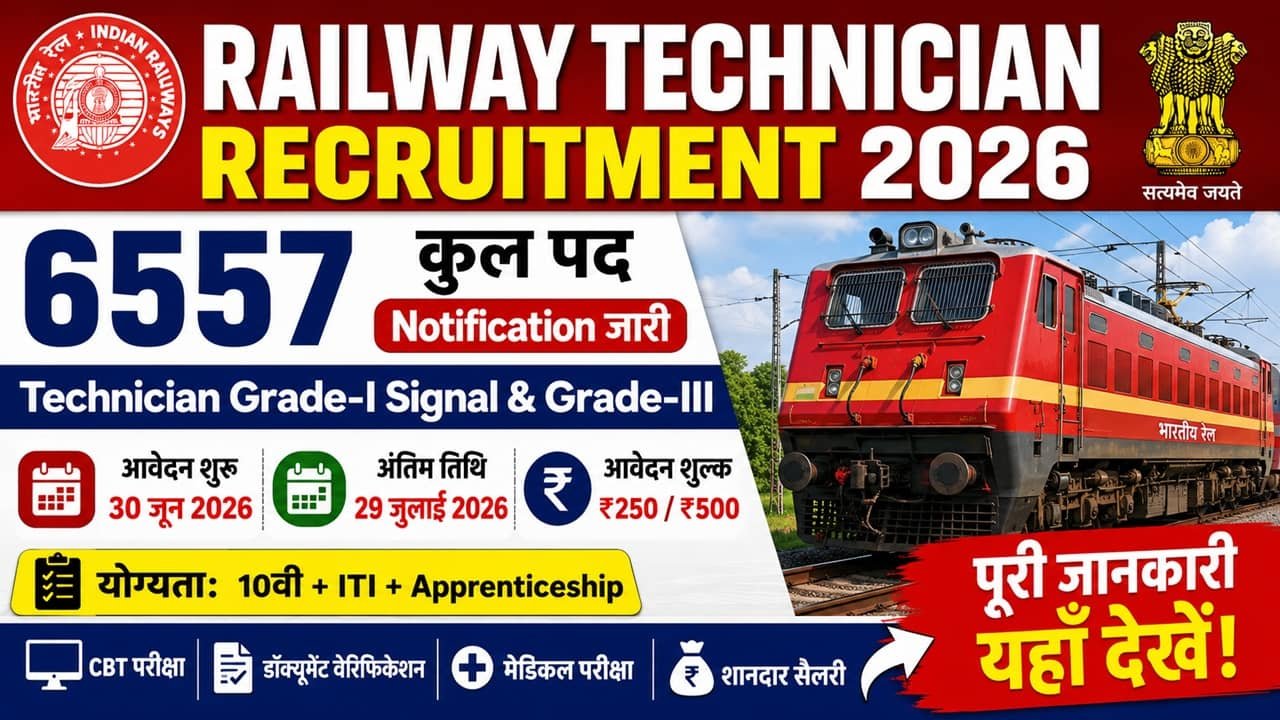 Railway Technician Recruitment 2026