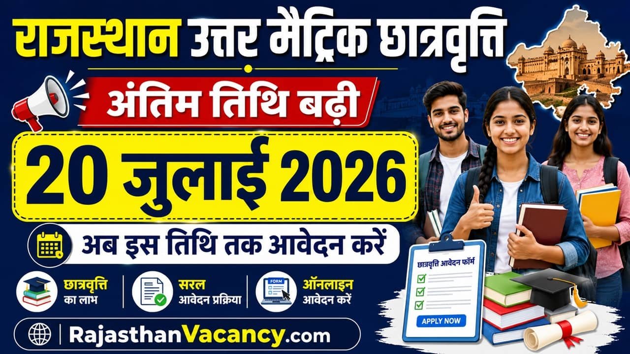 Rajasthan Uttar Matric Scholarship 2026