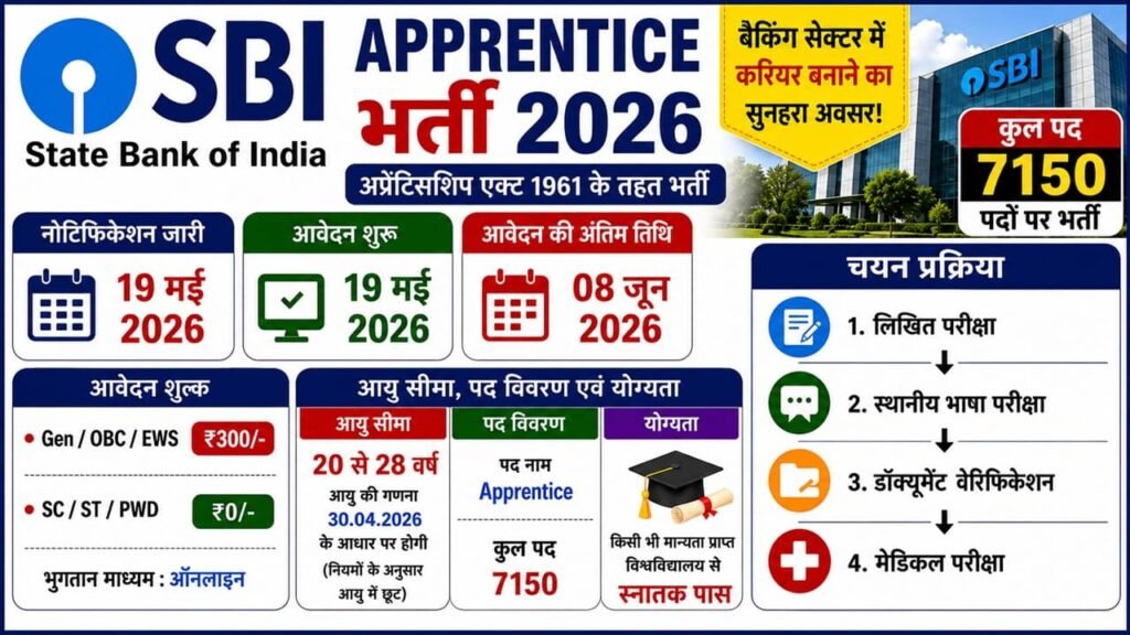 SBI Apprentice Recruitment 2026