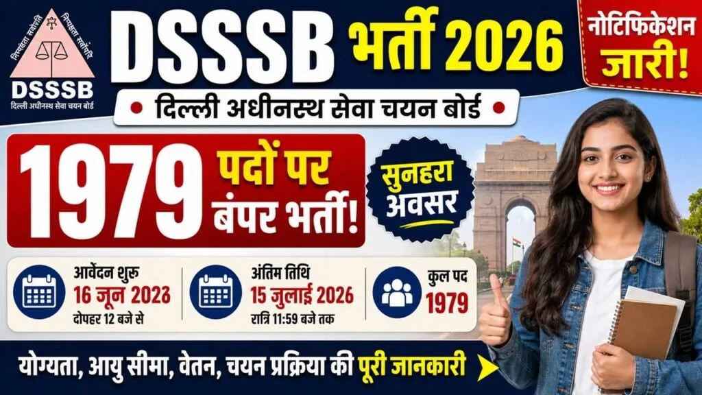 DSSSB Recruitment Advt 032026