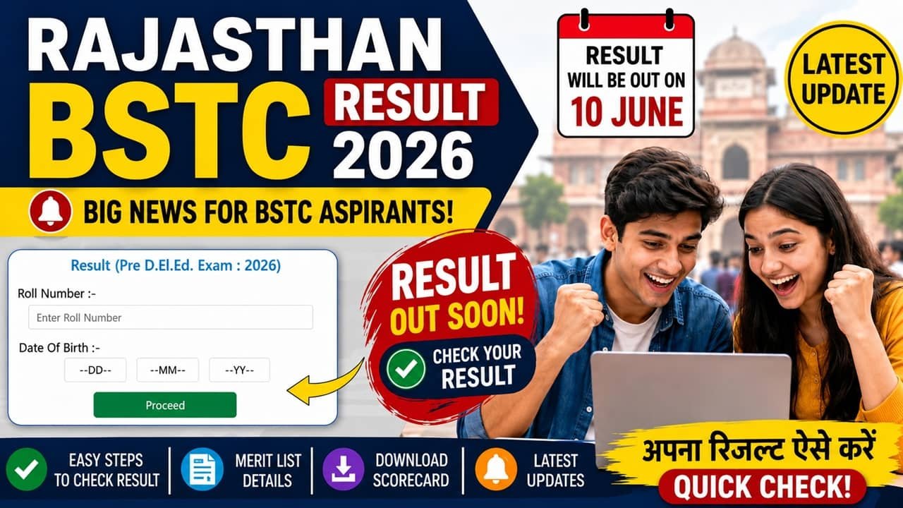 Rajasthan BSTC Result 2026