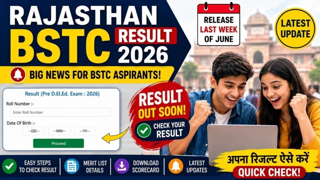 Rajasthan BSTC Result 2026