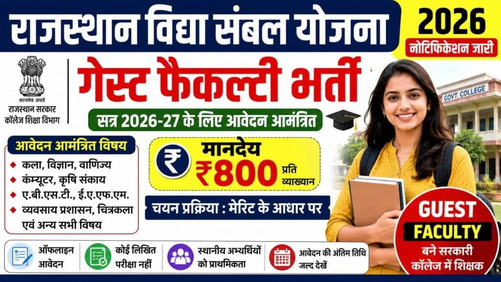 Rajasthan Vidya Sambal Yojana 2026