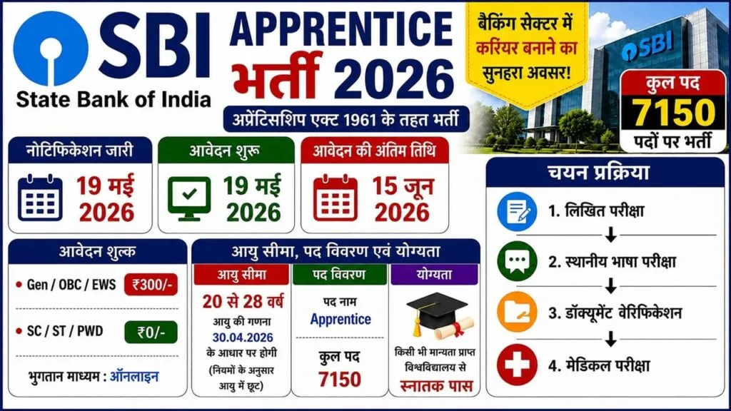 SBI Apprentice Recruitment 2026