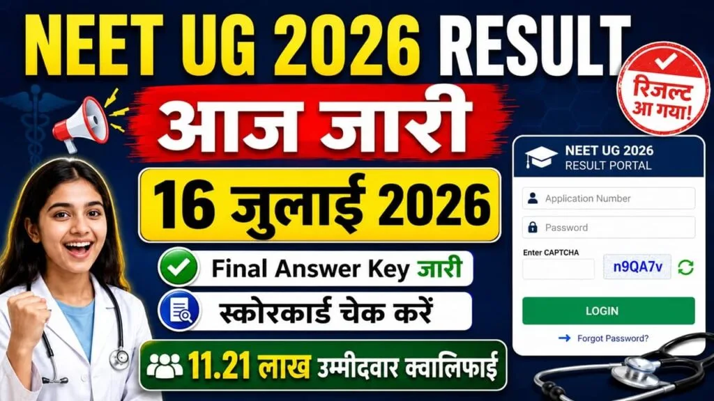 NEET UG Result 2026