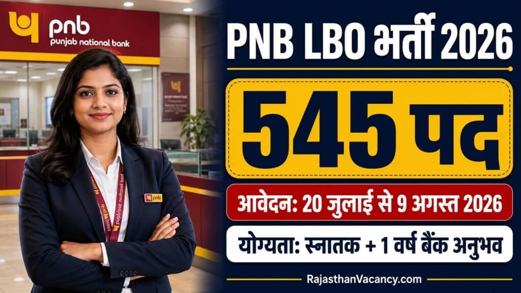 PNB Bank LBO Recruitment 2026