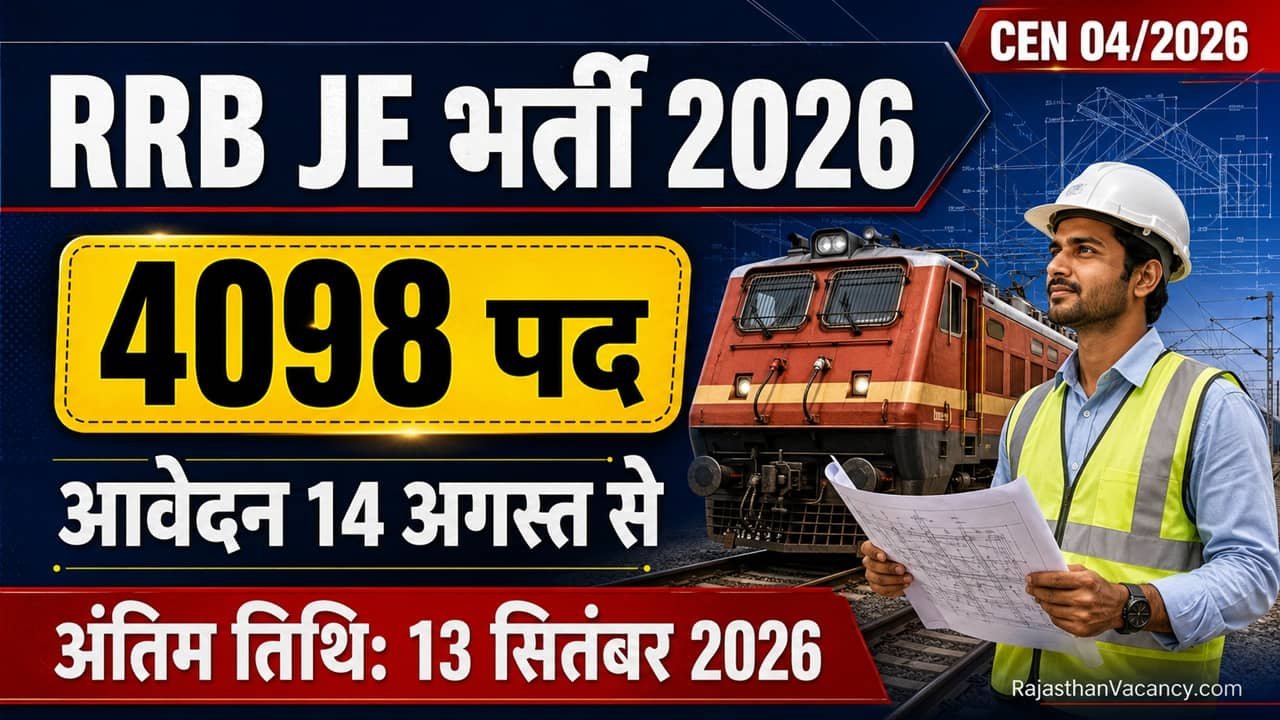 Railway Junior Engineer Recruitment 2026
