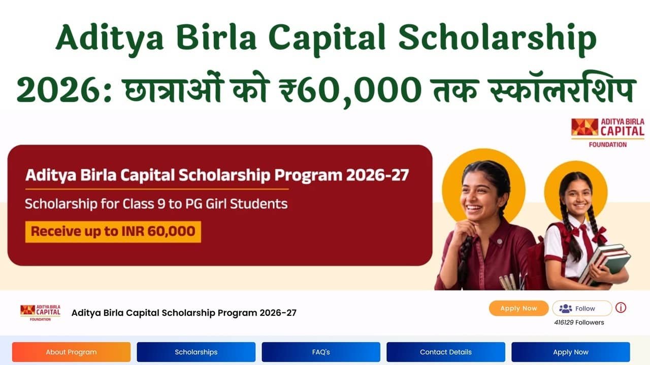 Aditya Birla Capital Scholarship 2026
